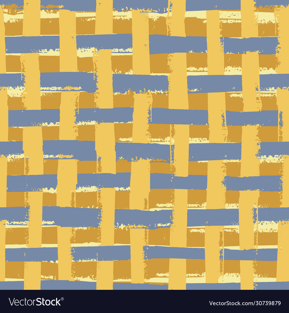 Weave wicker style seamless pattern