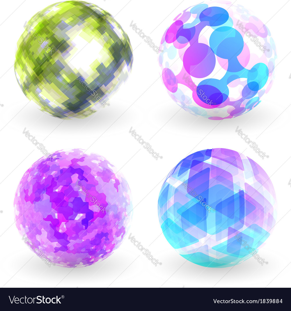 Abstract Geometric Sphere Pattern