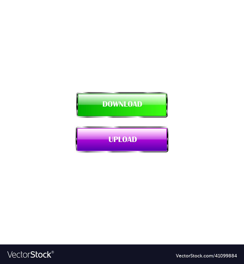 Buttons for website on a white background