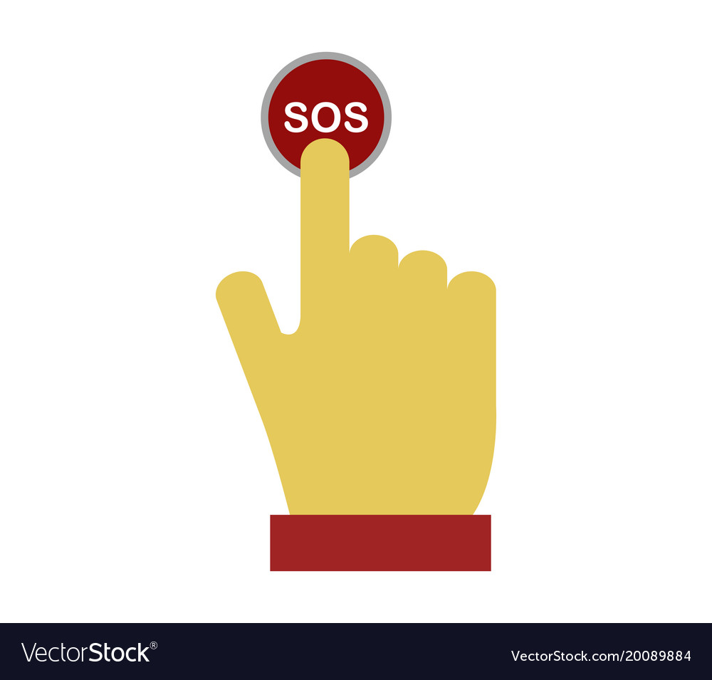 Click on sos button