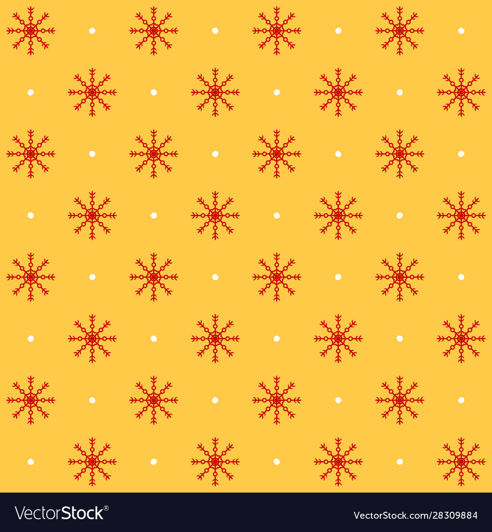 Dotted snowflake pattern