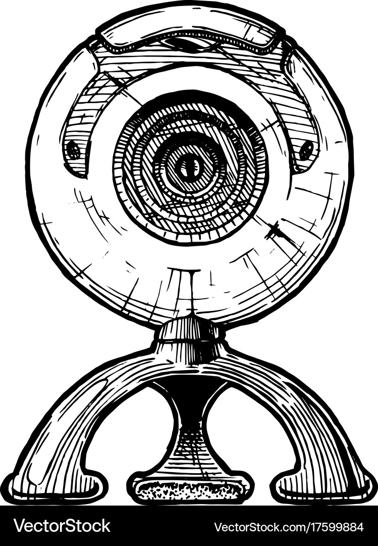 Webcam Royalty Free Vector Image - VectorStock