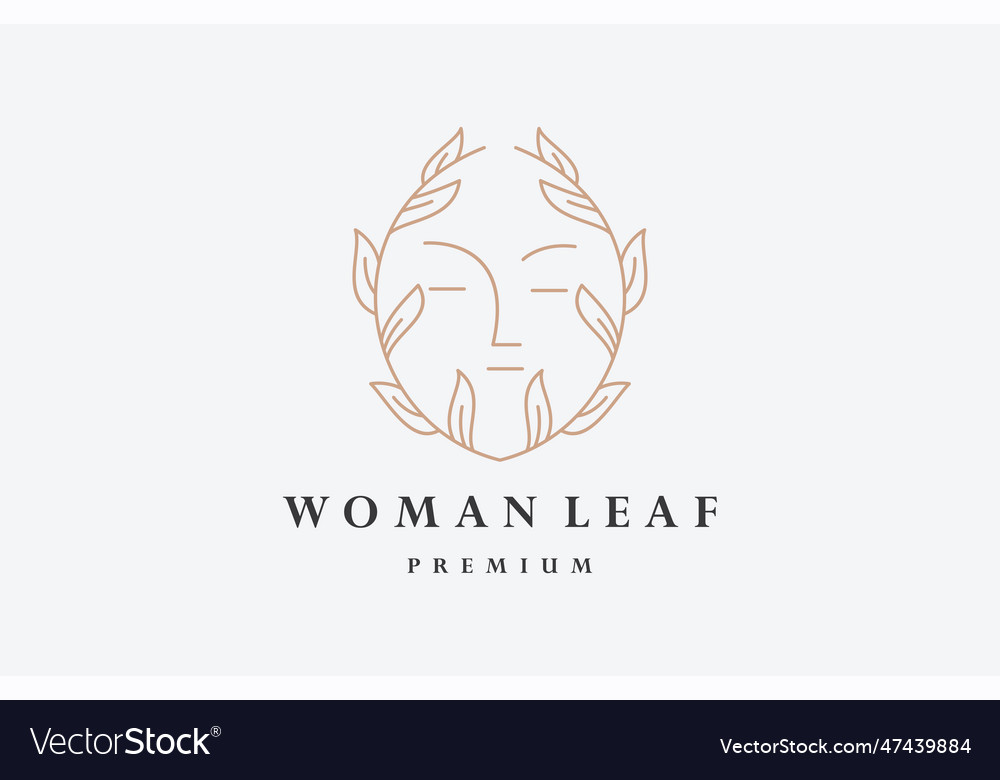 Woman leaf