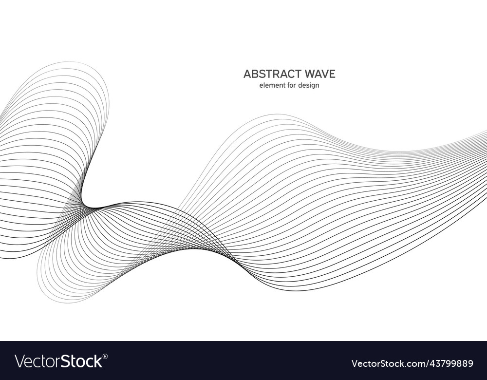 Abstract wave element for design digital Vector Image Abstract wave element for design digital