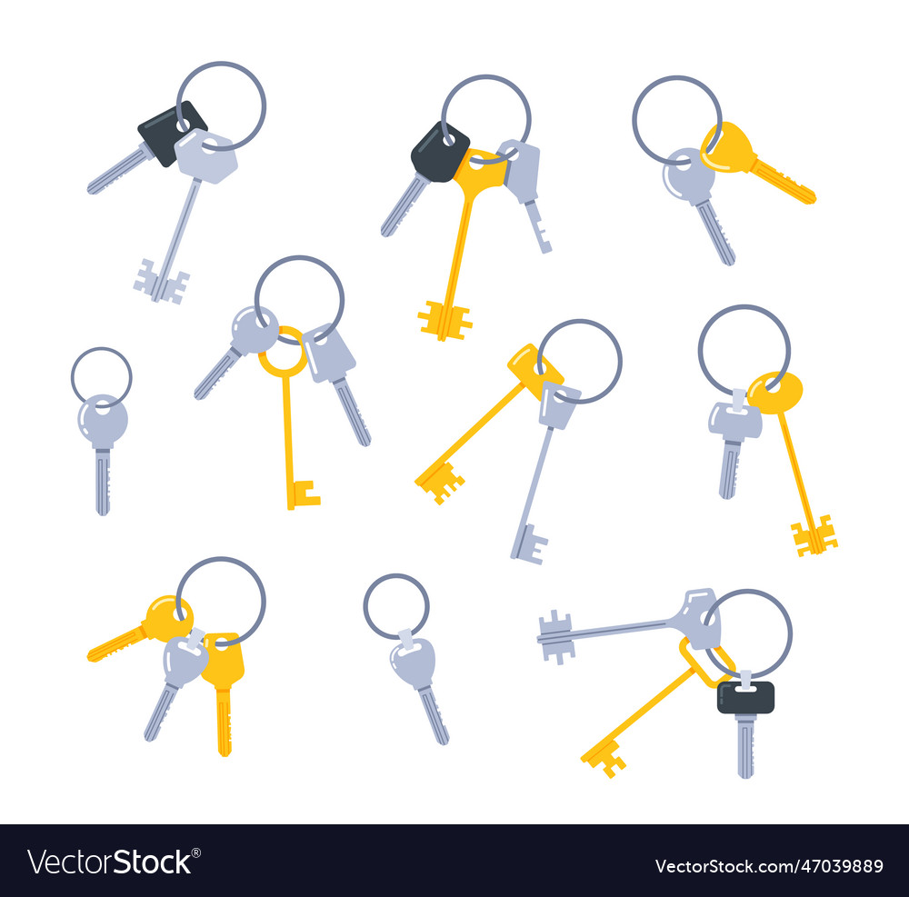 Assorted Key Set - Metal Keys