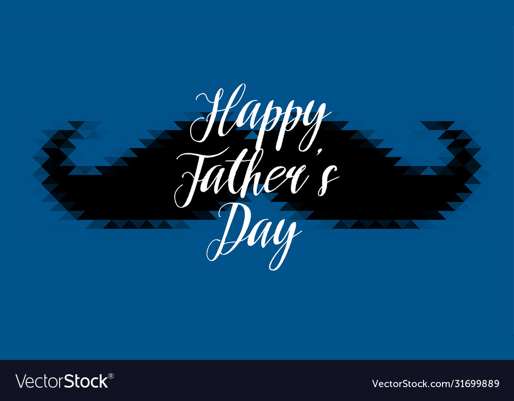 Happy fathers day greeting card design for mens