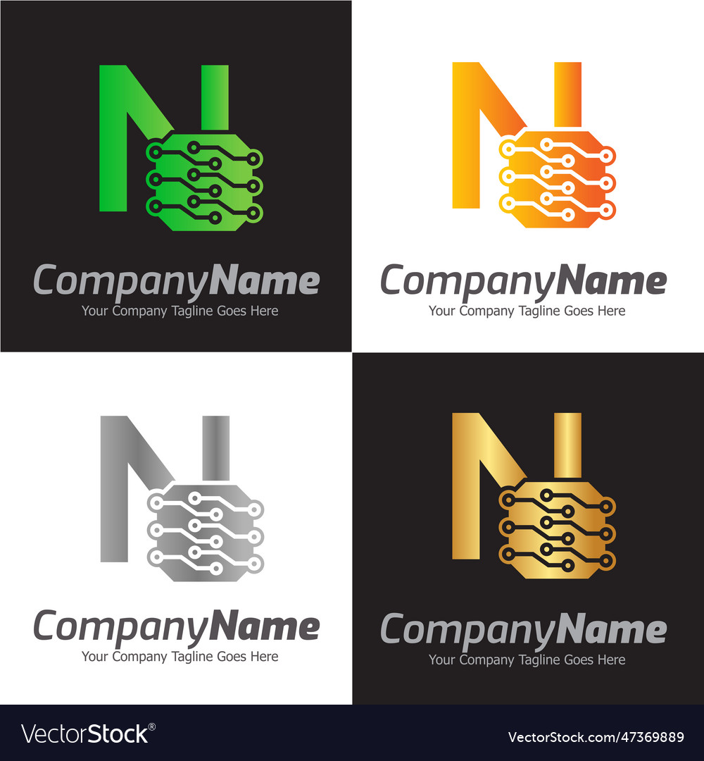 Programming code and technology logo template