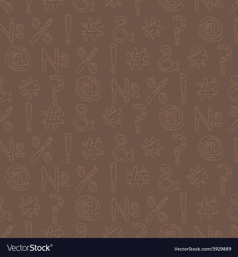 Seamless background with punctuation marks
