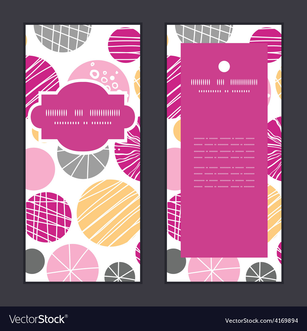 Abstract textured bubbles vertical frame