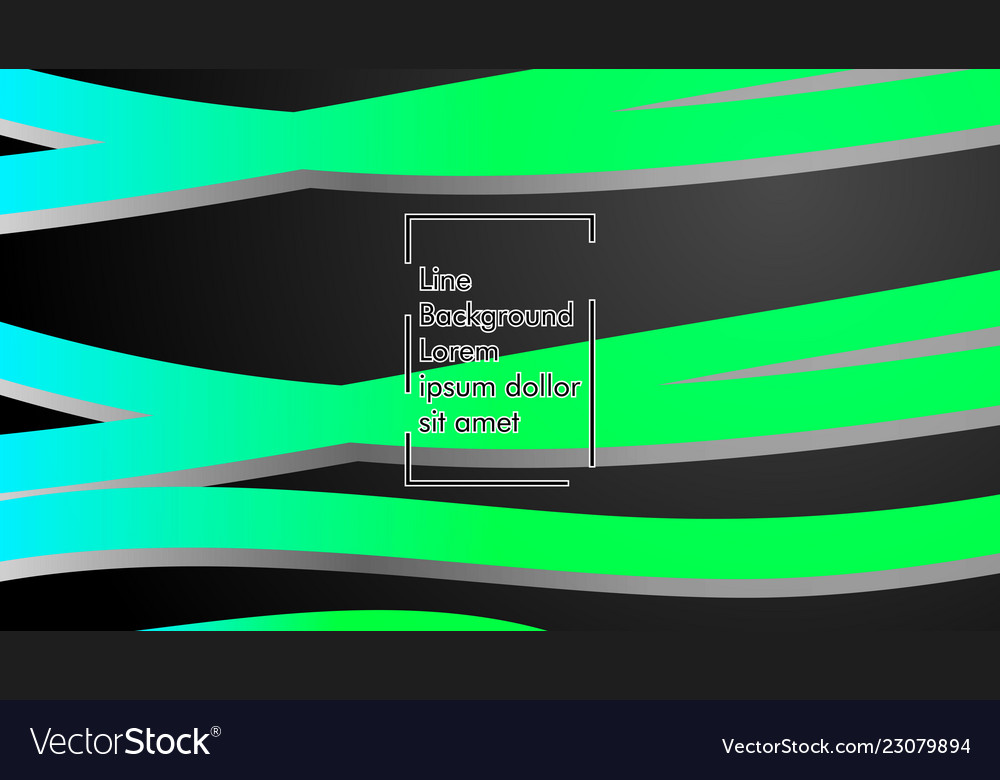 Abstract wave background with green gradient Vector Image Abstract wave background with green gradient