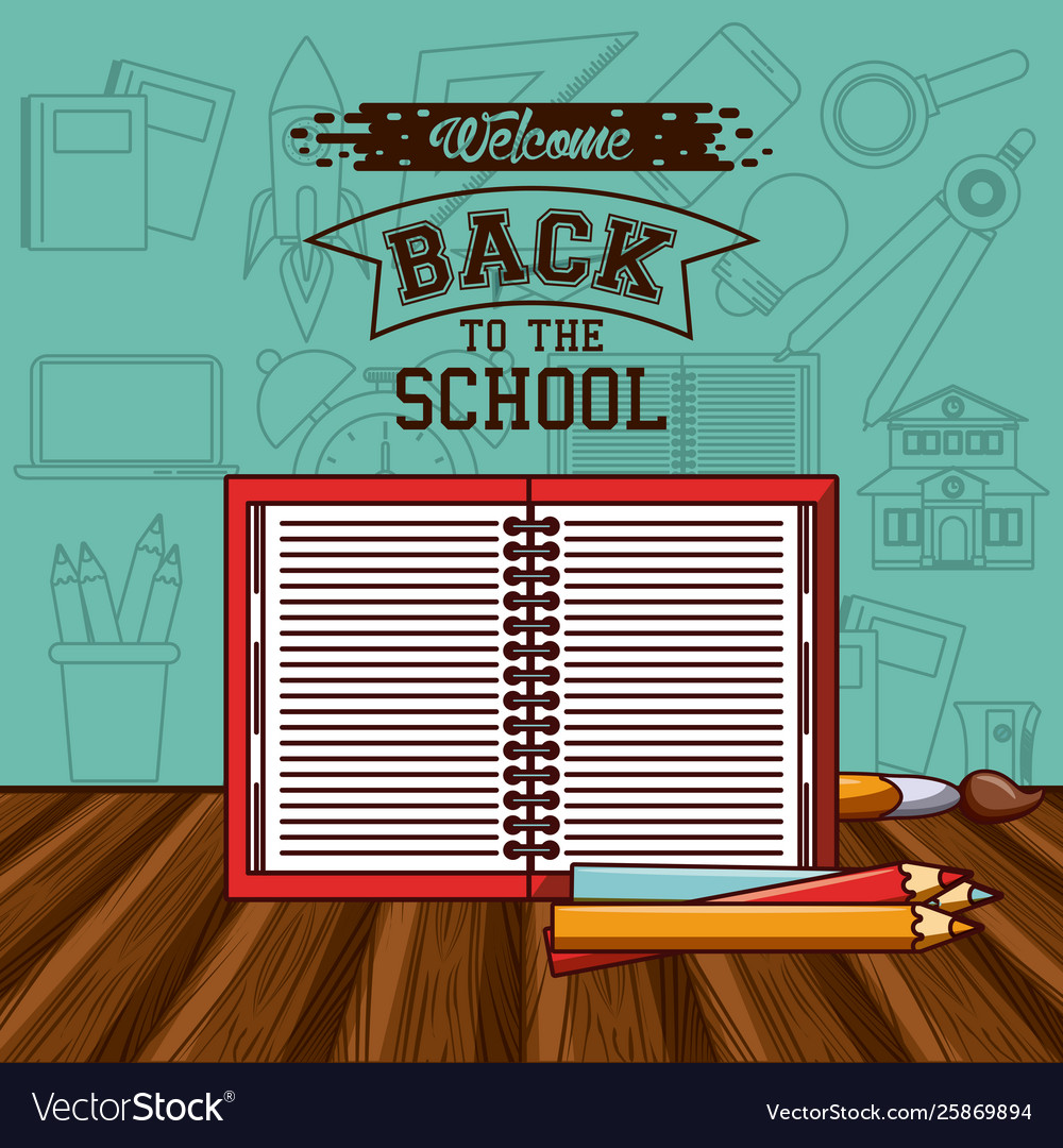 Back to school season card and poster