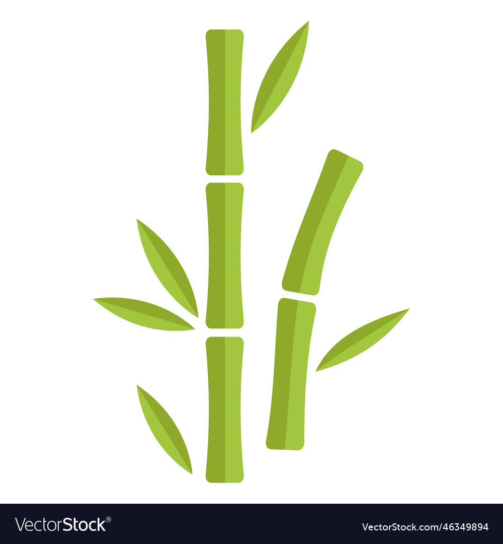 Bamboo light green two icon