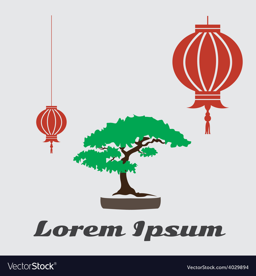 Bonsai flat icon
