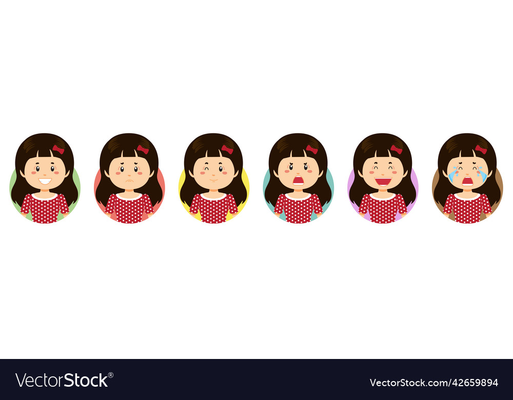 Chile avatar with various expression