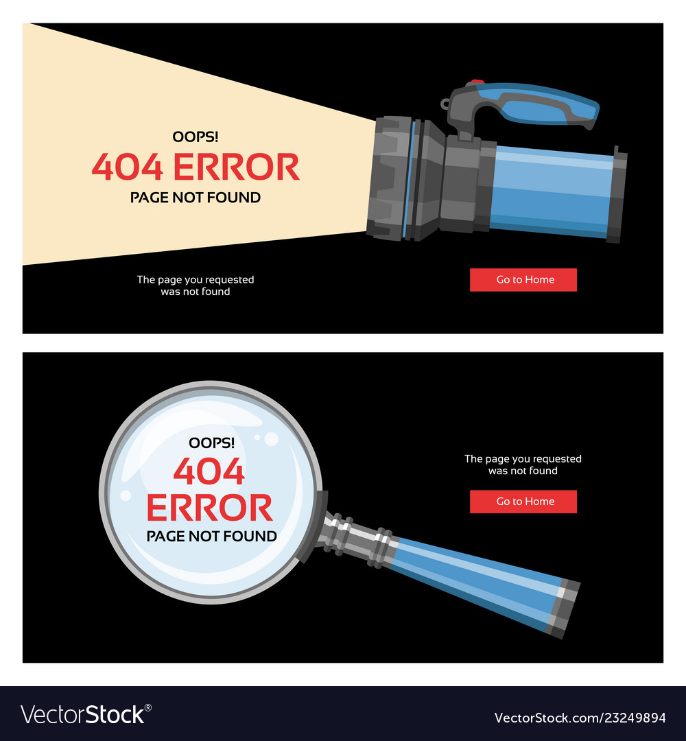 Error 404 page internet problem web warning vector image Error 404 page internet problem web warning