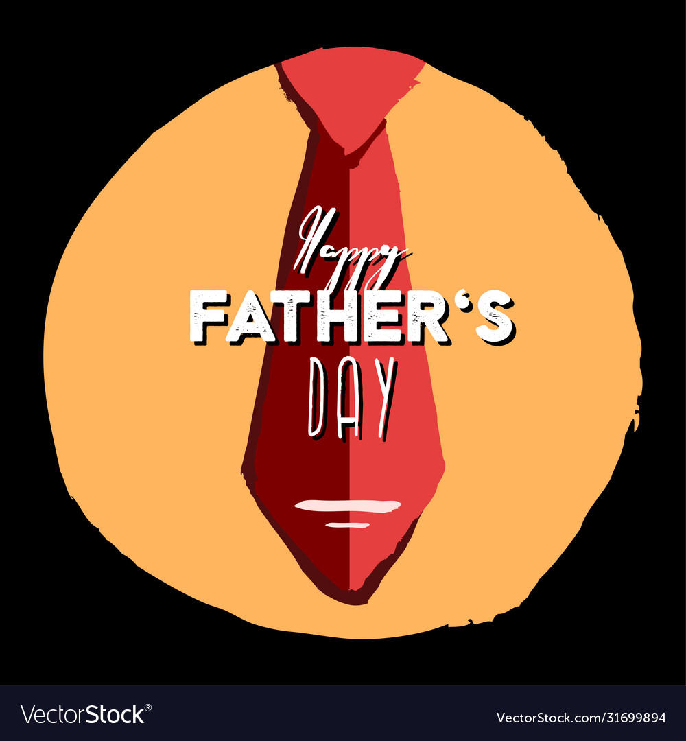 Happy fathers day greeting card design for mens