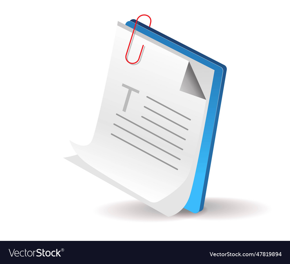 Stack of paper data files concept isometric vector image Stack of paper data files concept isometric