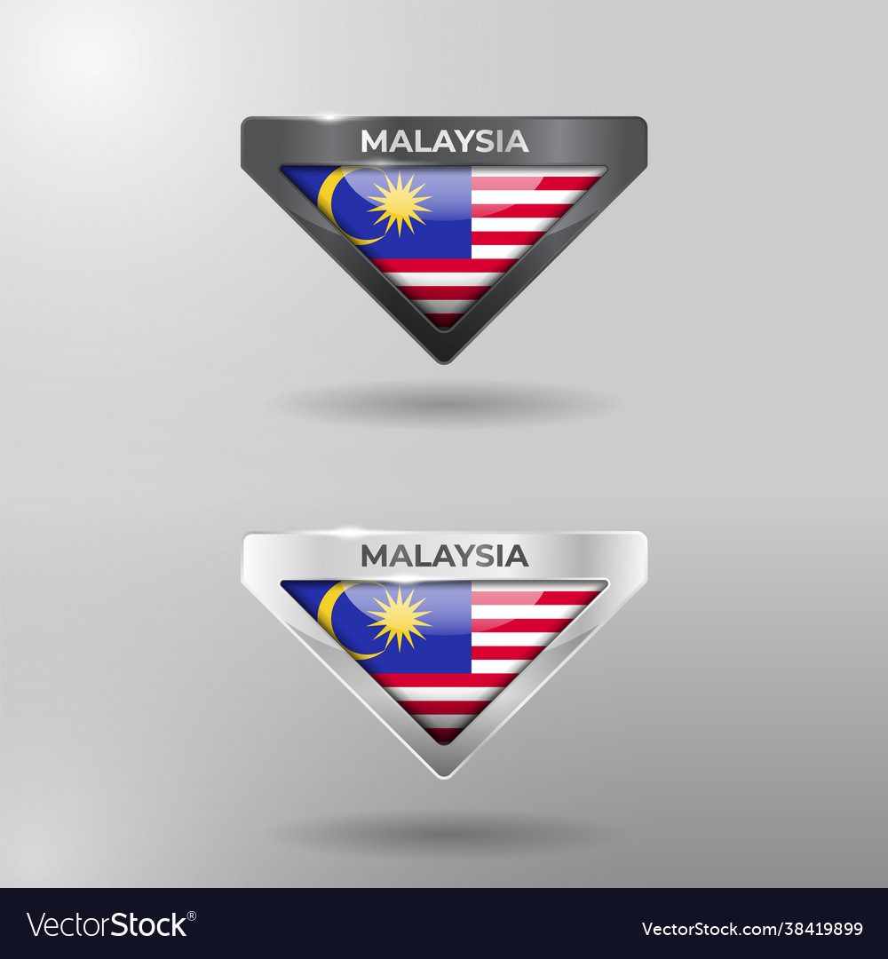 3d label tag and location pointer flag nation vector image 3d label tag and location pointer flag nation