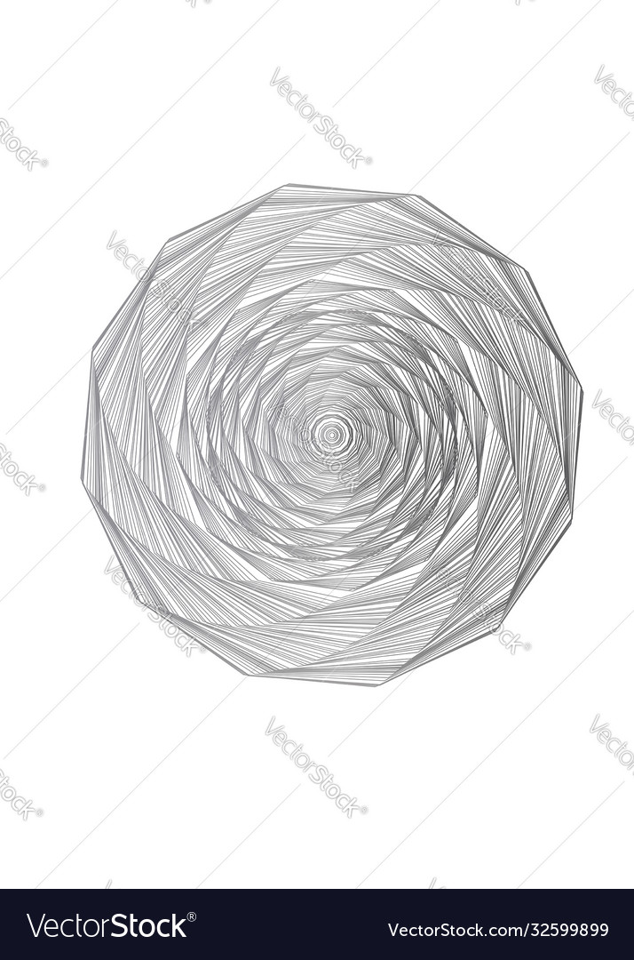 Abstract guilloched object color isolated