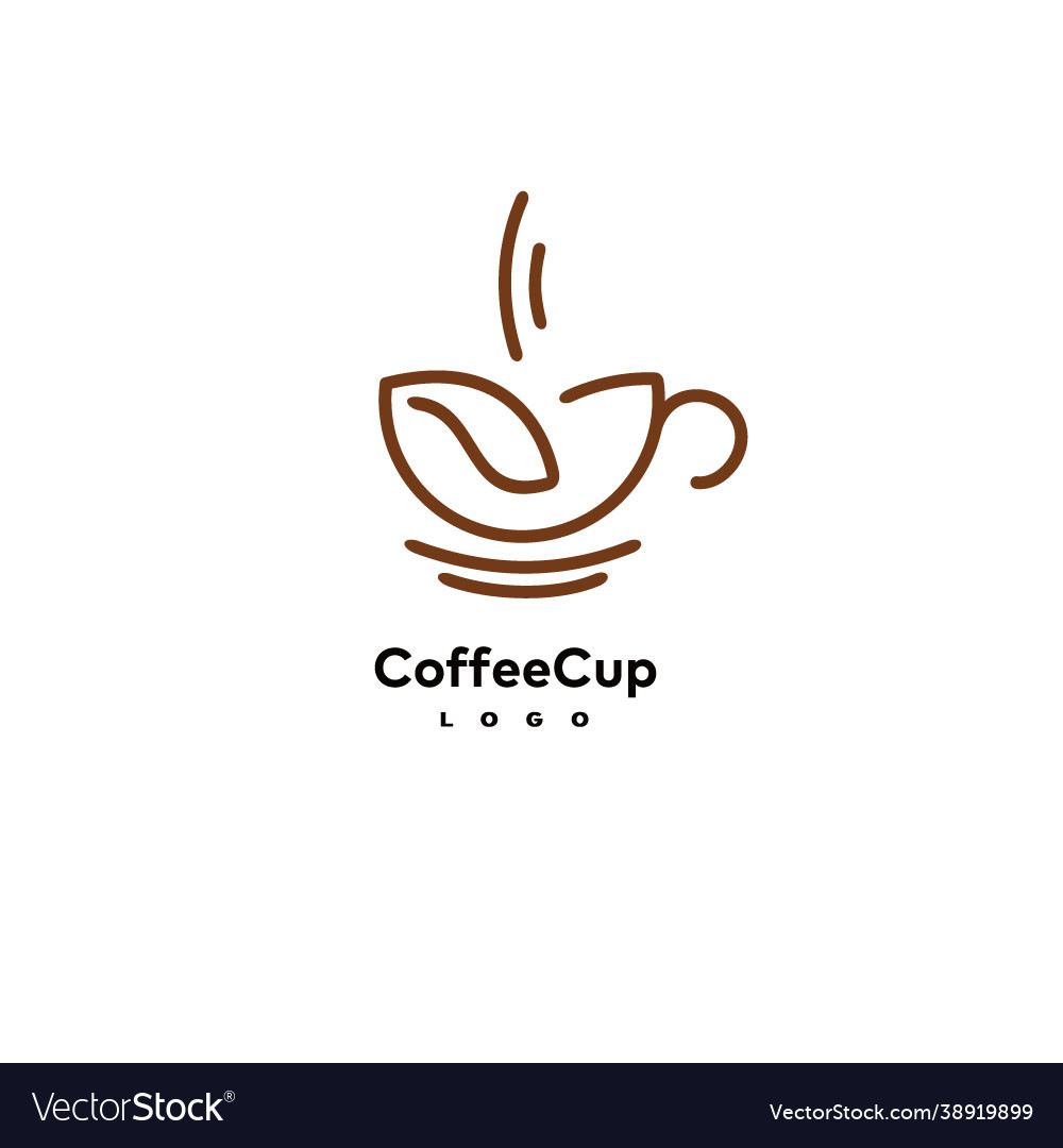 Coffee cup logo Royalty Free Vector Image - VectorStock