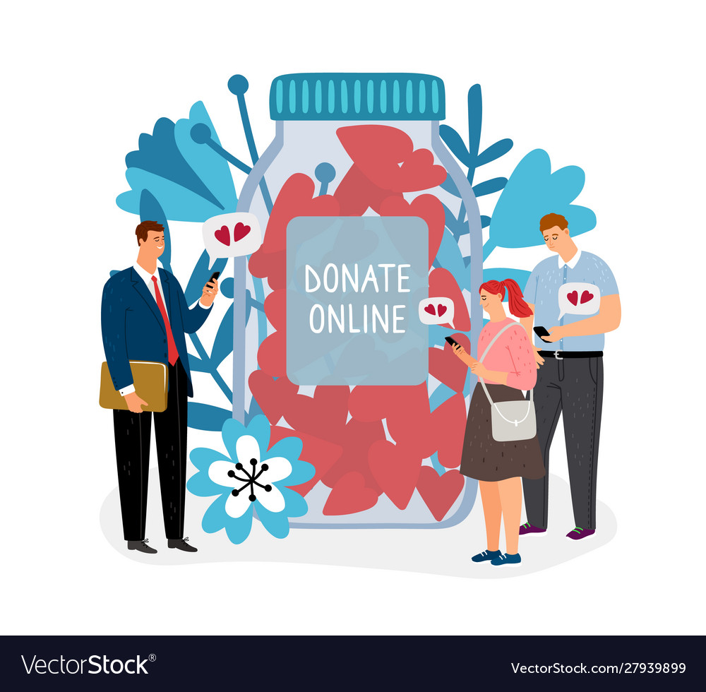 Vector Donate Concept Vector & Photo (Free Trial)