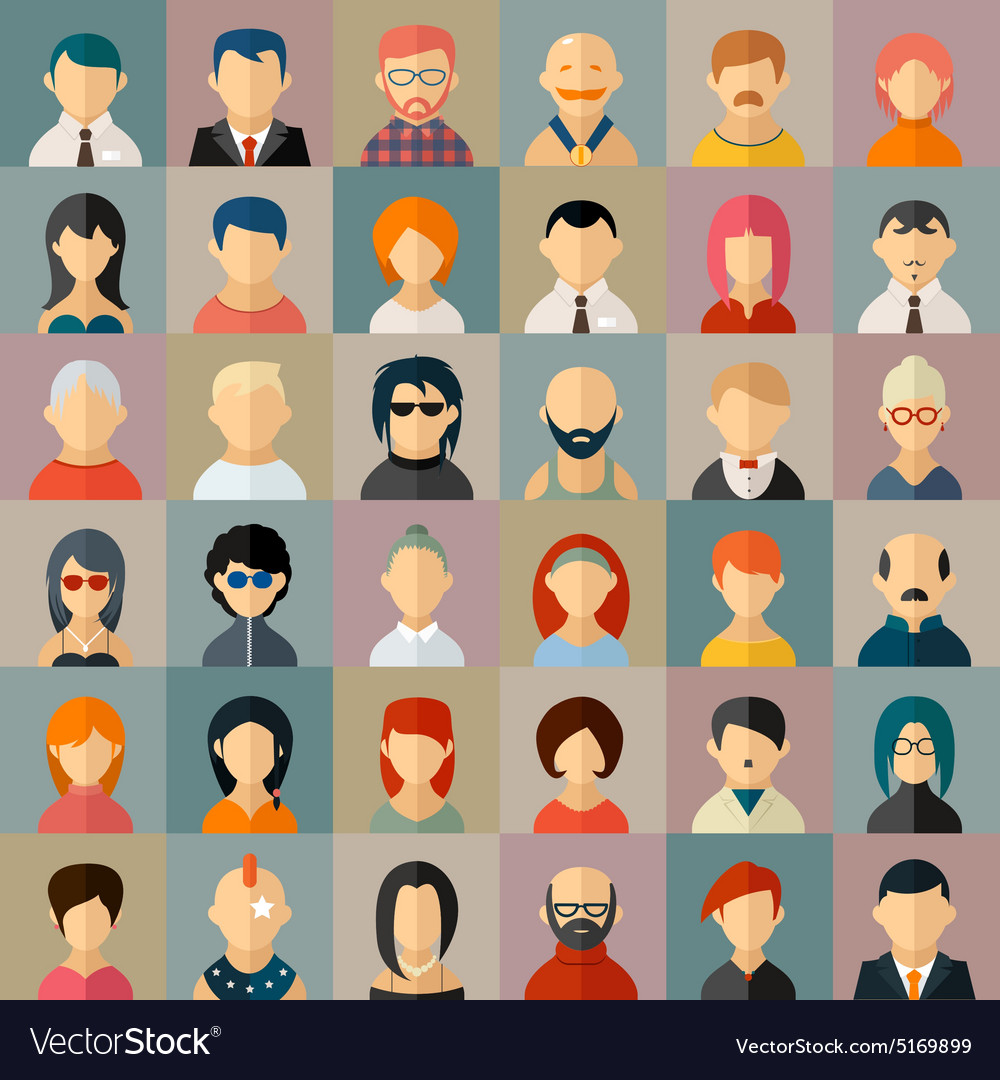 Avatar people icon Royalty Free Vector Image - VectorStock