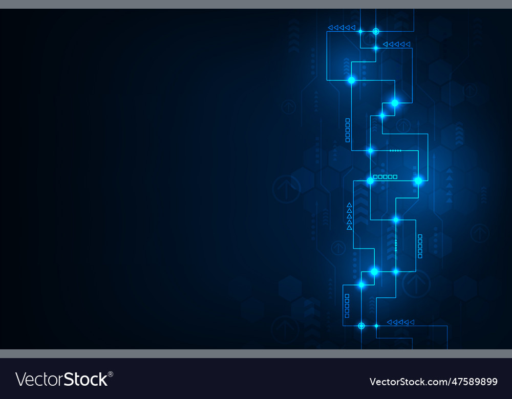 Hi-tech commucation concept network technology Vector Image Hi-tech commucation concept network technology