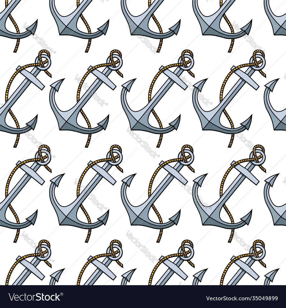 Seamless pattern with anchors
