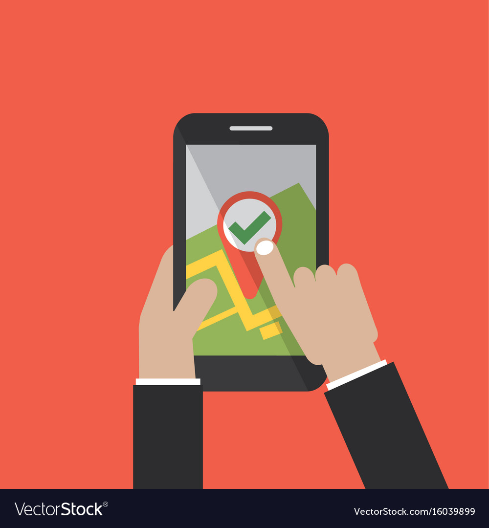 Smartphone Navigation Map