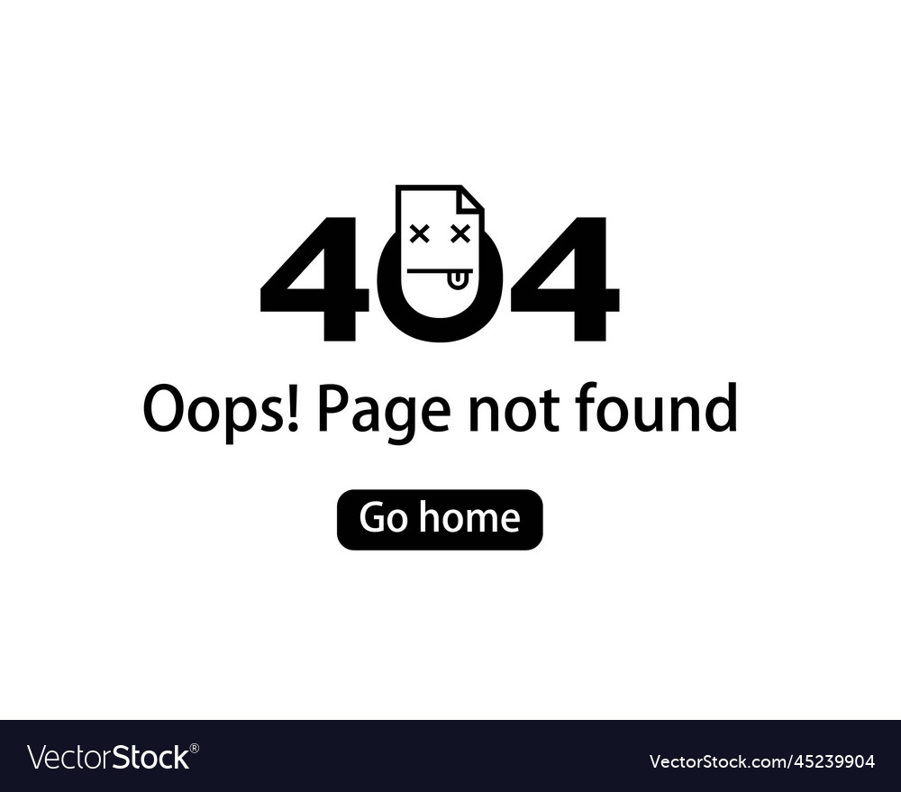 Creative ufo 404 error page not found design icon
