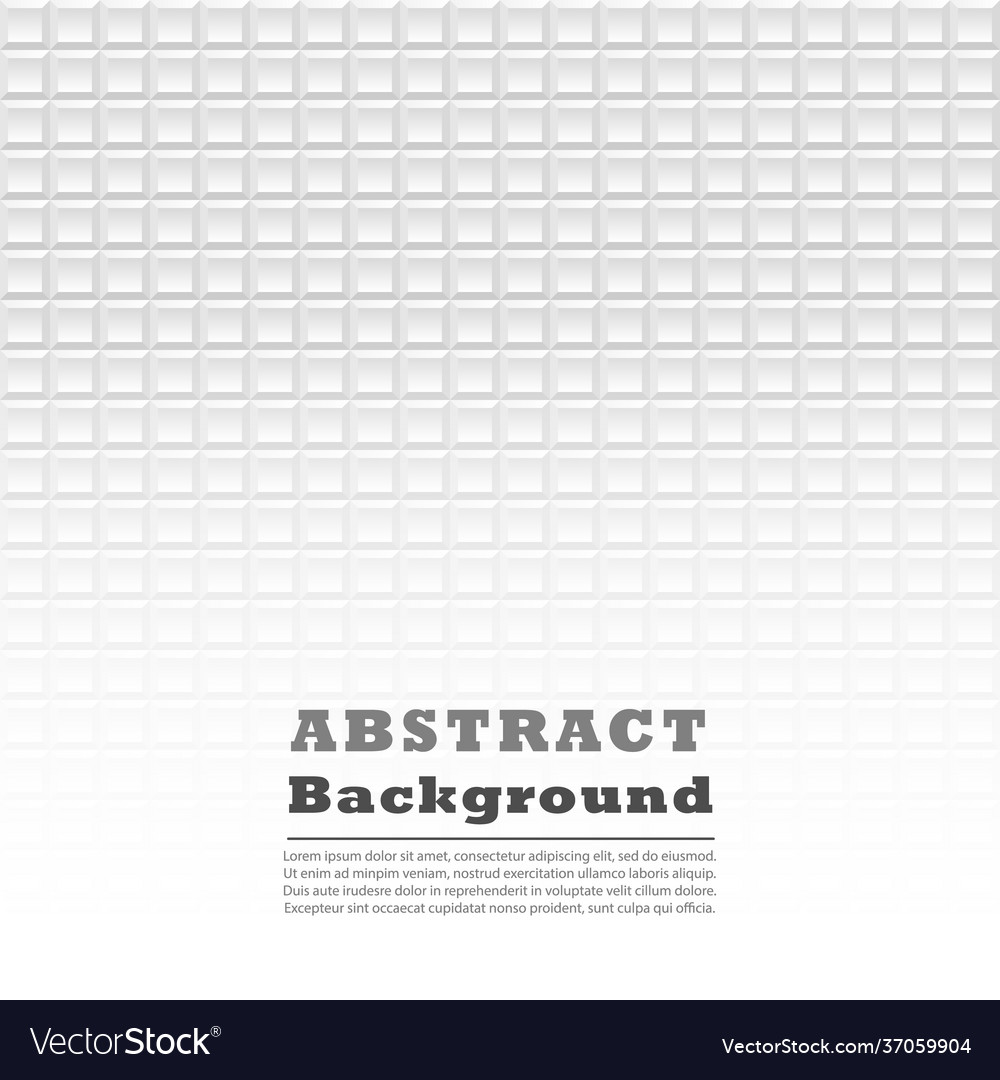 Design abstract white and gray color background vector image Design abstract white and gray color background
