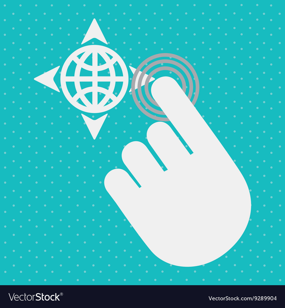 Global positioning system design Royalty Free Vector Image