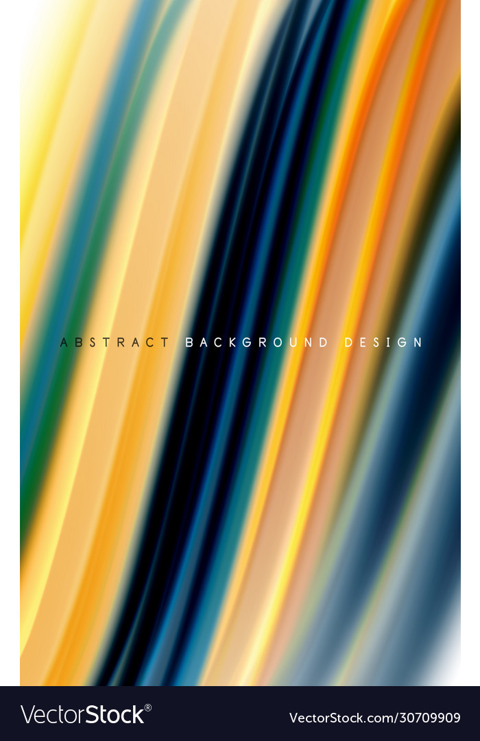 Abstract background - fluid color gradient waves Vector Image Abstract background - fluid color gradient waves