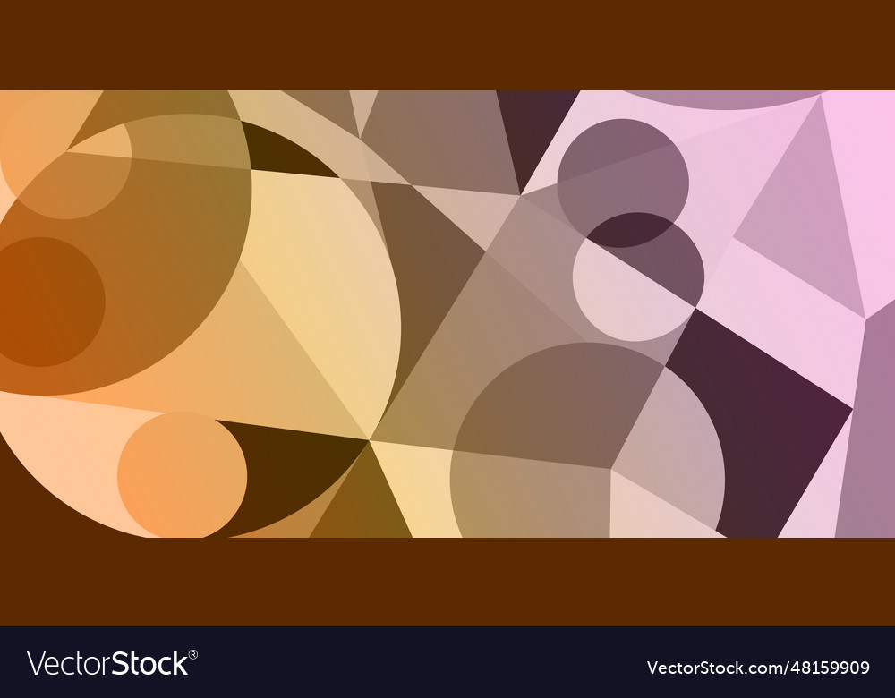 Abstract pattern of arbitrary geometric shapes vector image Abstract pattern of arbitrary geometric shapes