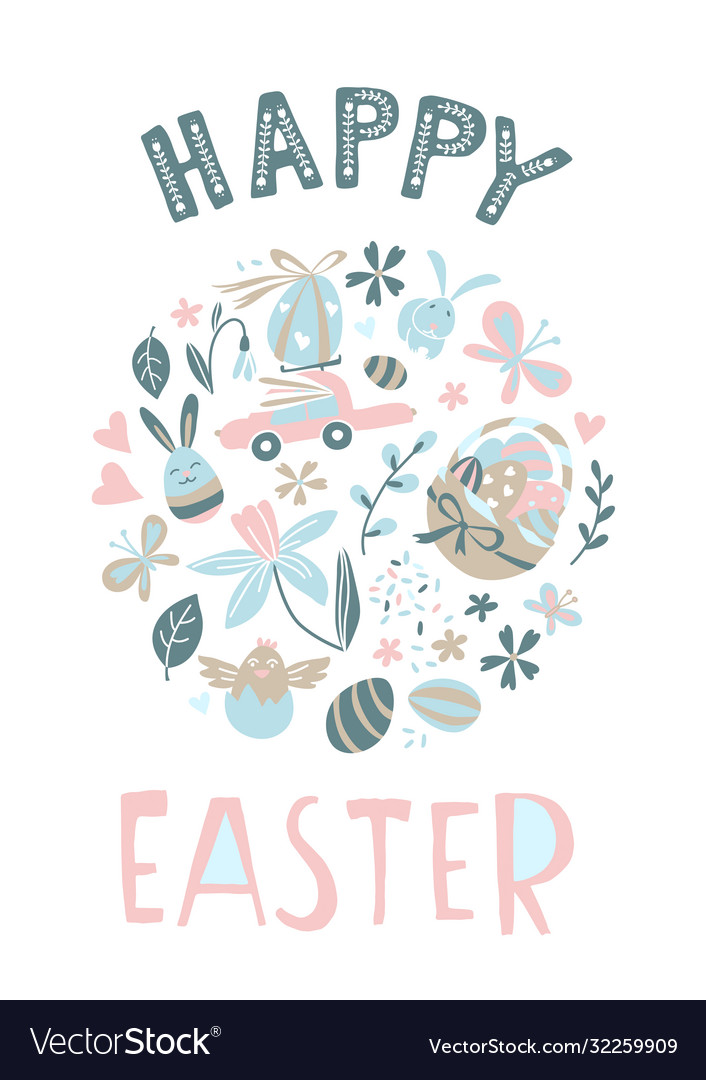 Funny happy easter eggs hunt greeting card