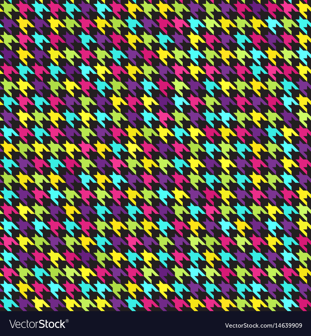 Houndstooth pattern seamless background