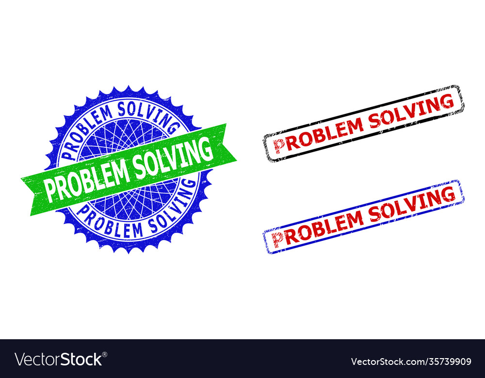 Problem solving rosette and rectangle bicolor