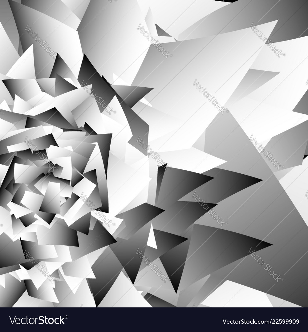Scattered edgy shapes overlapping random vector image Scattered edgy shapes overlapping random