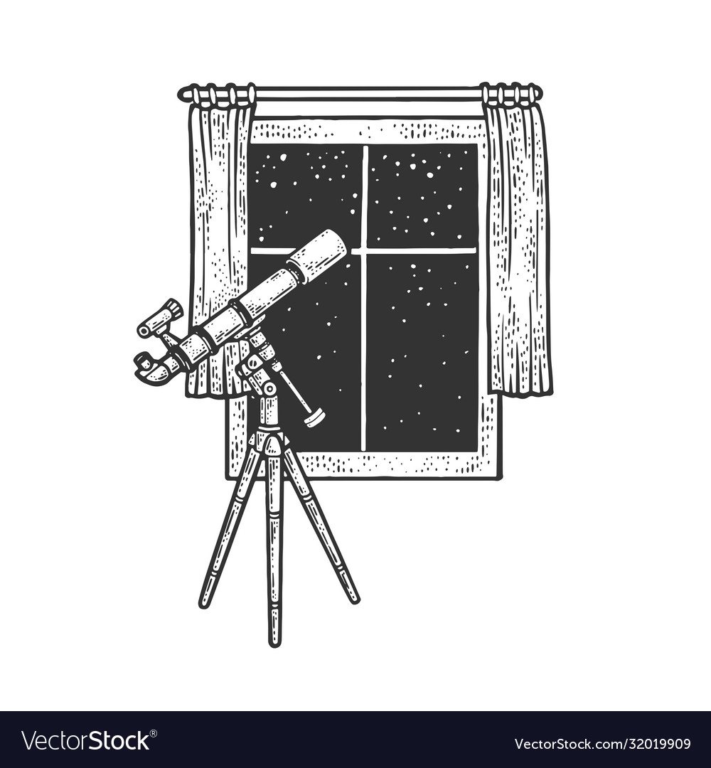 Telescope & Open Window Sketch