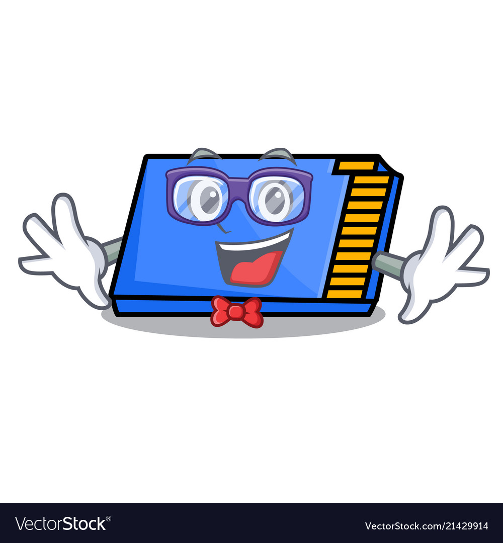 Geek memory card character cartoon
