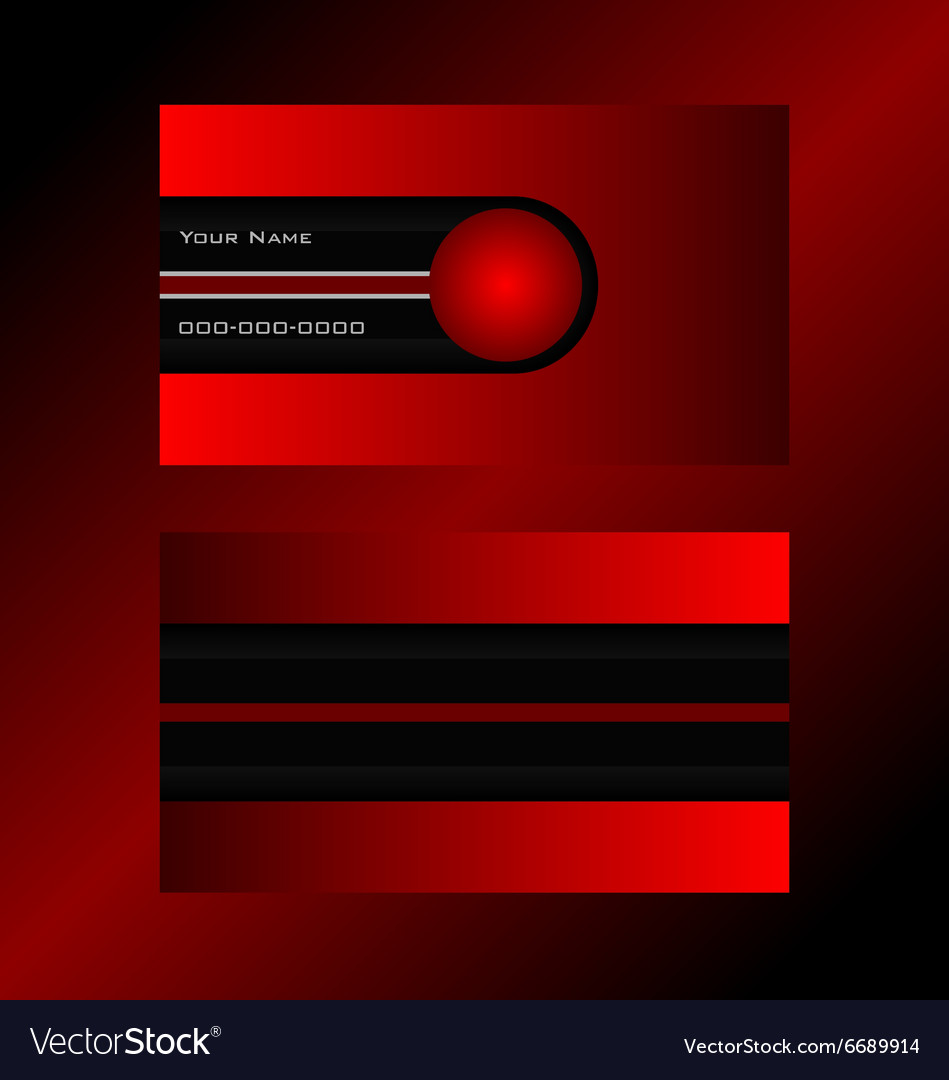 Red Code Abstract Card