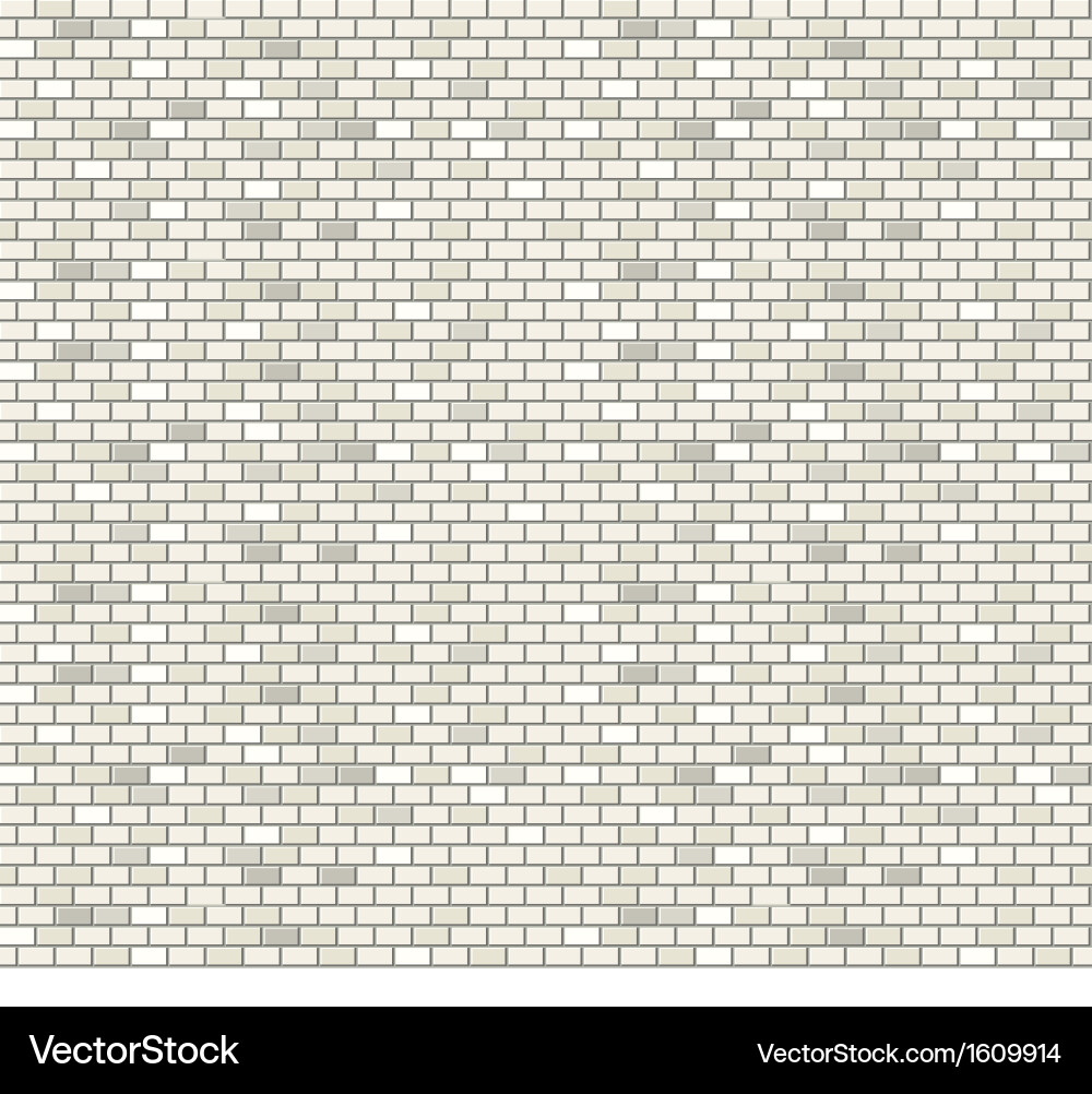 White brick wall seamless pattern Royalty Free Vector Image