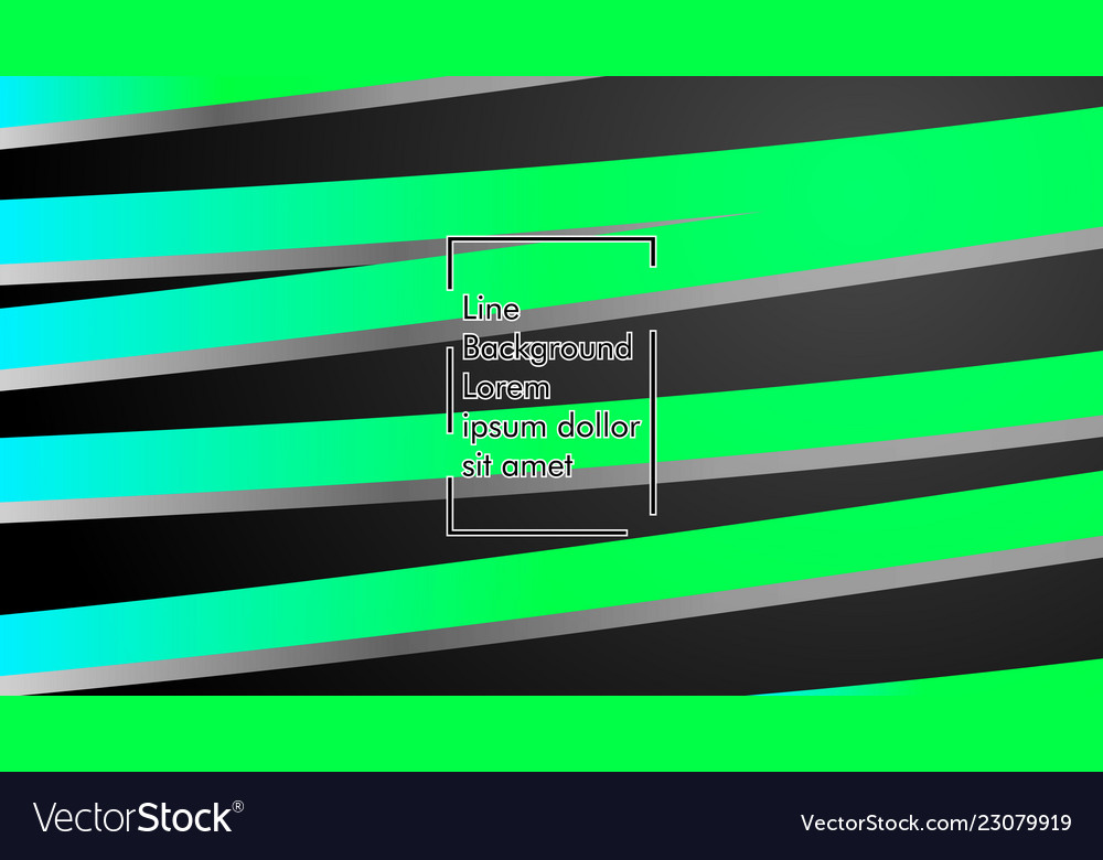 Abstract wave background with green gradient