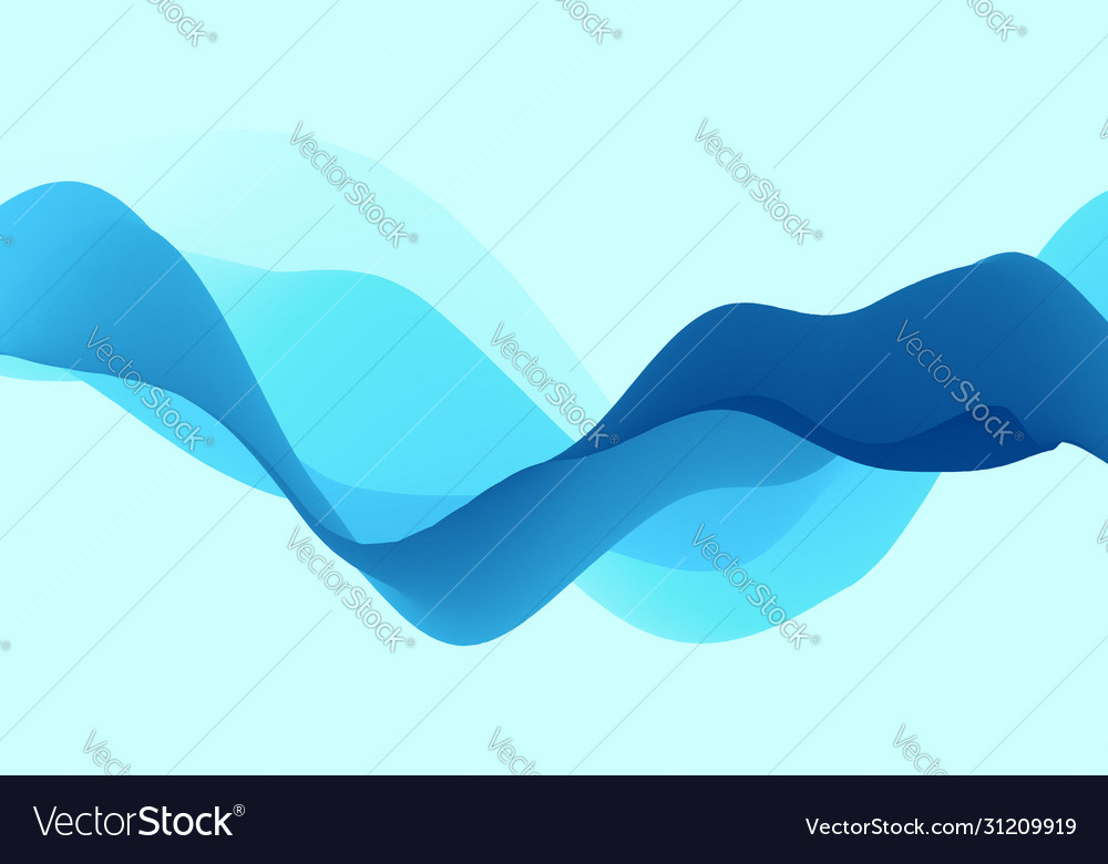 Abstract wavy background dynamic effect water
