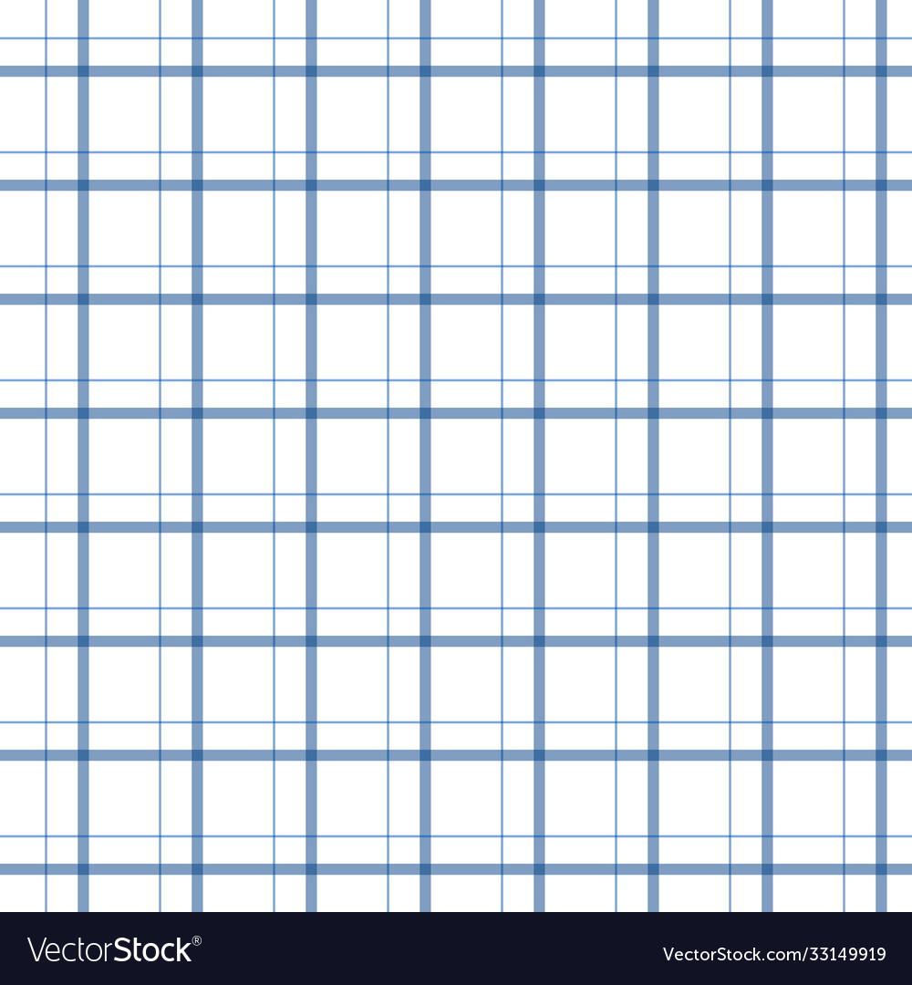 Cloth pattern two lines blue on white background