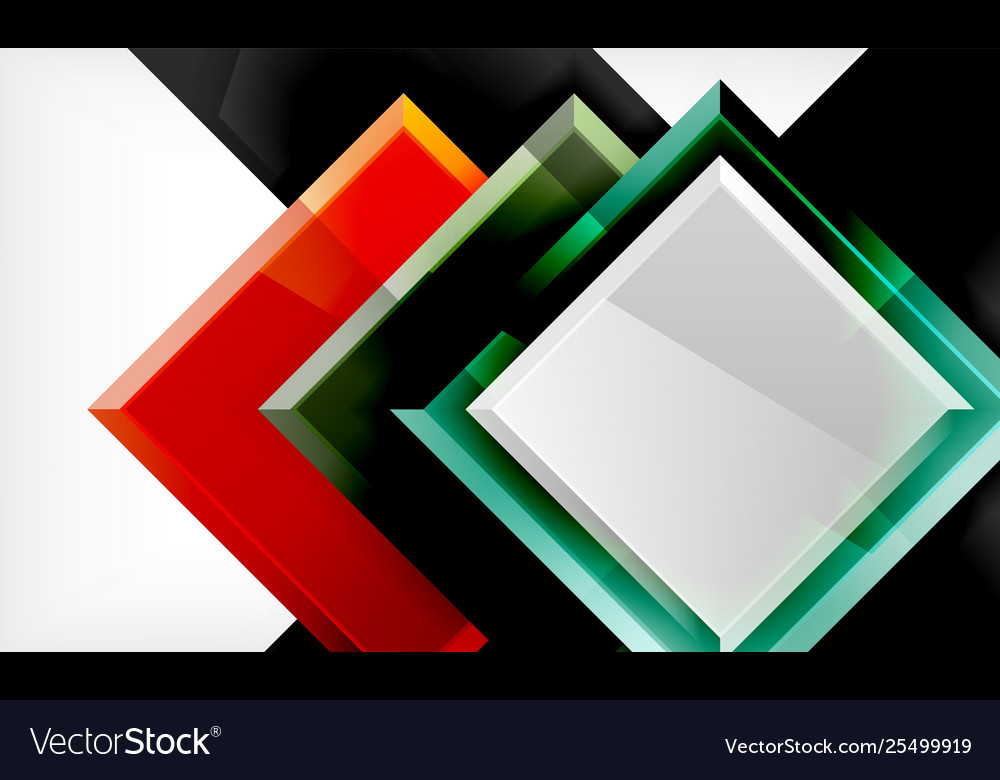 Colorful square and rectangle blocks background vector image Colorful square and rectangle blocks background