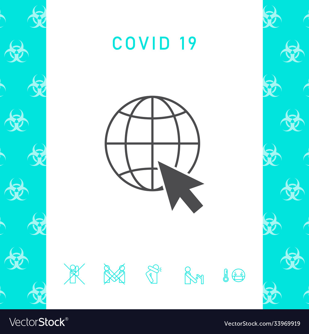Go to web internet icon graphic elements vector image Go to web internet icon graphic elements