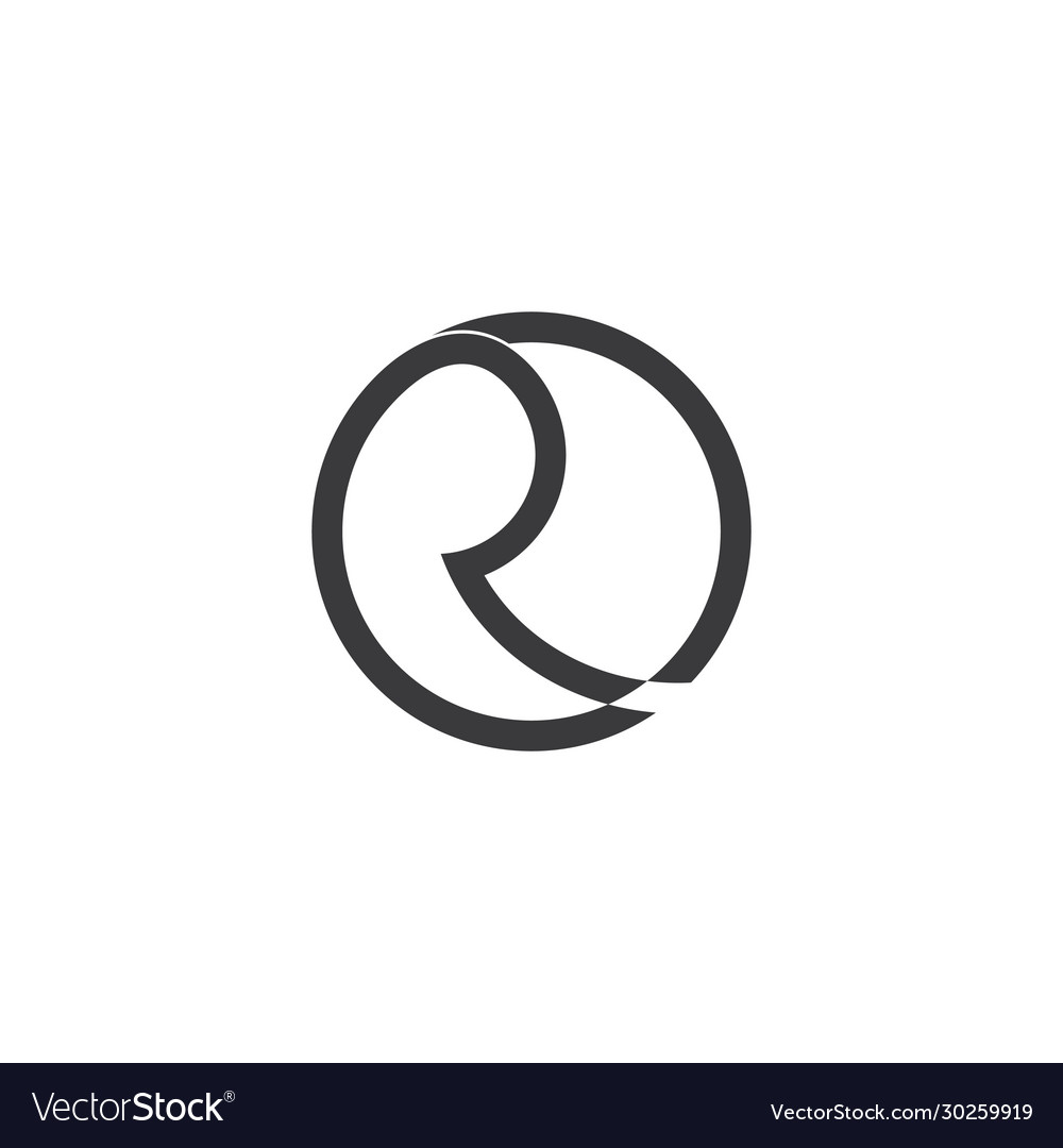 Overlapping R Circle Logo