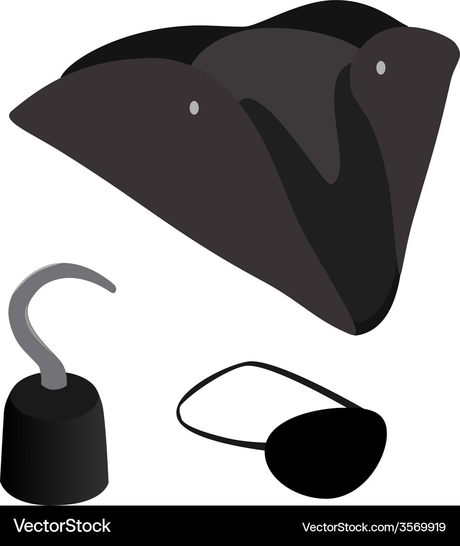 Pirate set Royalty Free Vector Image - VectorStock