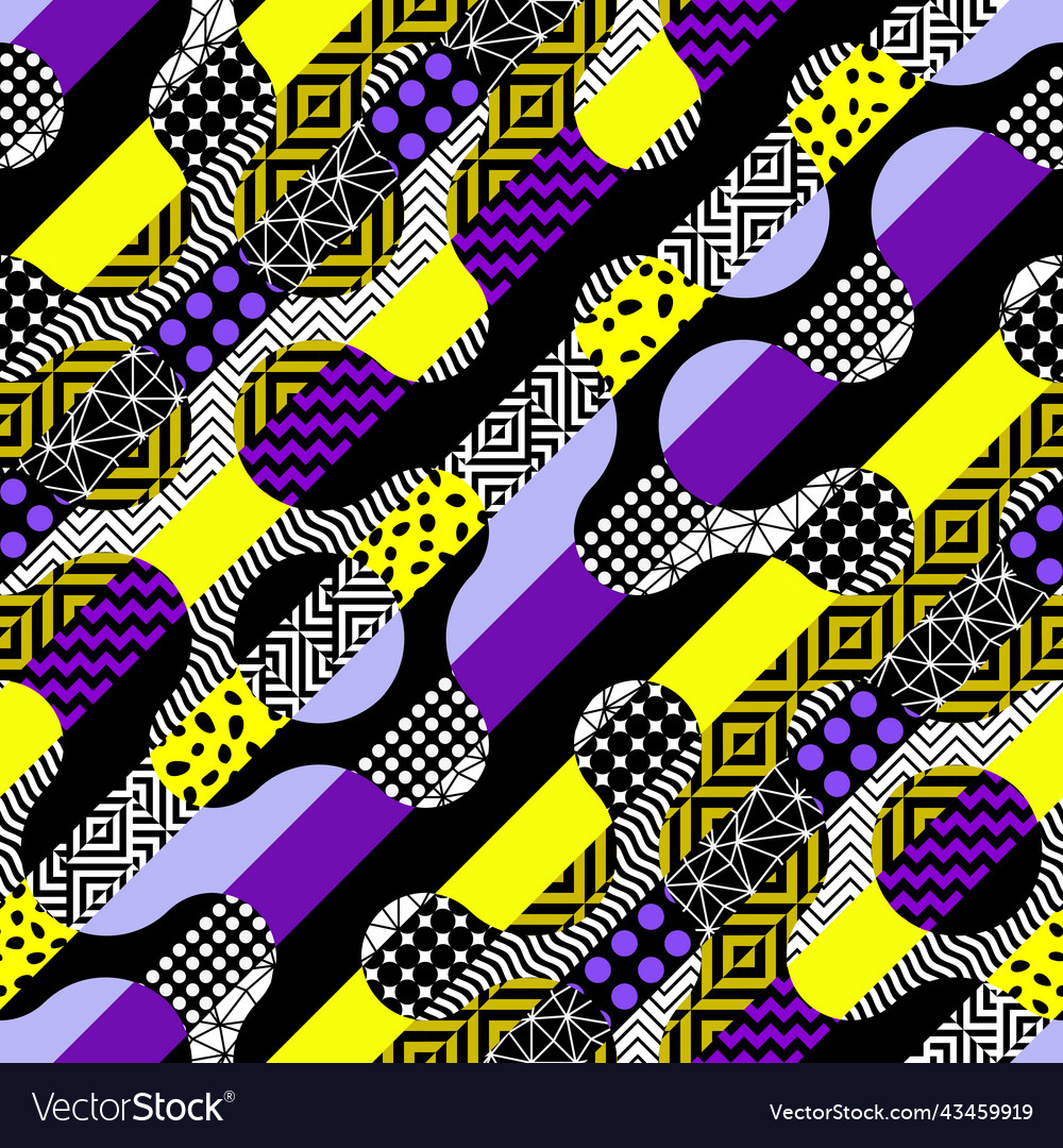 Seamless pattern abstract square texture vector image Seamless pattern abstract square texture